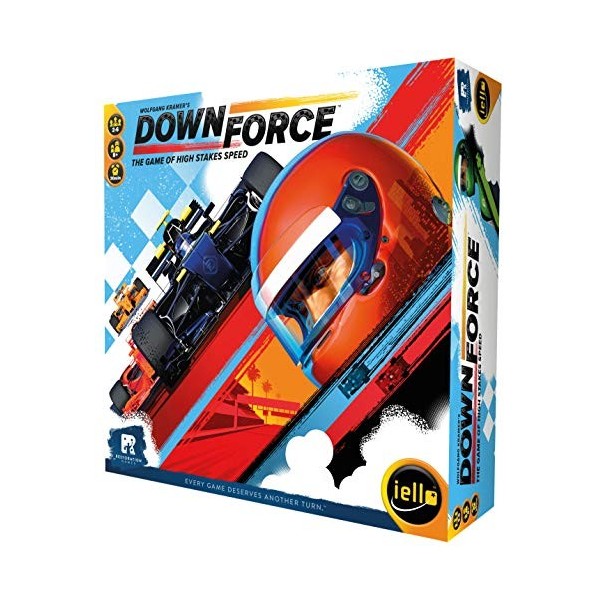 Iello , Downforce , Board Game , Ages 8+ , 2-6 Players , 30 Minutes Playing Time