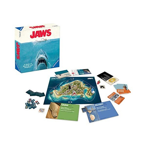 Ravensburger Jaws Immersive Strategy Board Games for Adults & Kids Age 12 Years Up - 2 to 4 Players