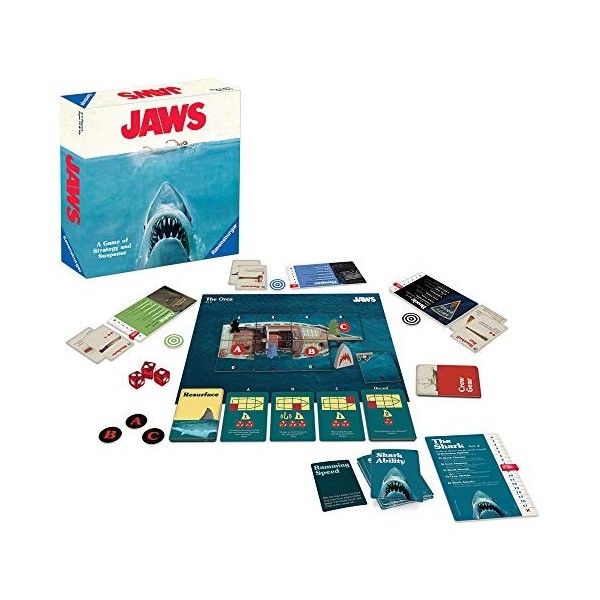 Ravensburger Jaws Immersive Strategy Board Games for Adults & Kids Age 12 Years Up - 2 to 4 Players