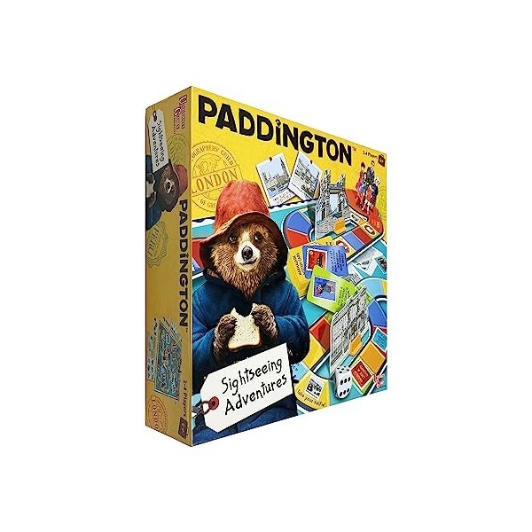 University Games Paddington Bear Movie Board Game Sightseeing Adventures Board Game for 6 Year Olds Plus,Brown