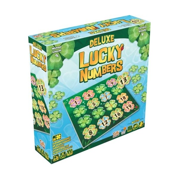 Lucky Numbers Deluxe [Version Deluxe & Access] - Quand Le Sudoku Rencontre Le Loto - Intergénérationnel et idéal pour Toute l