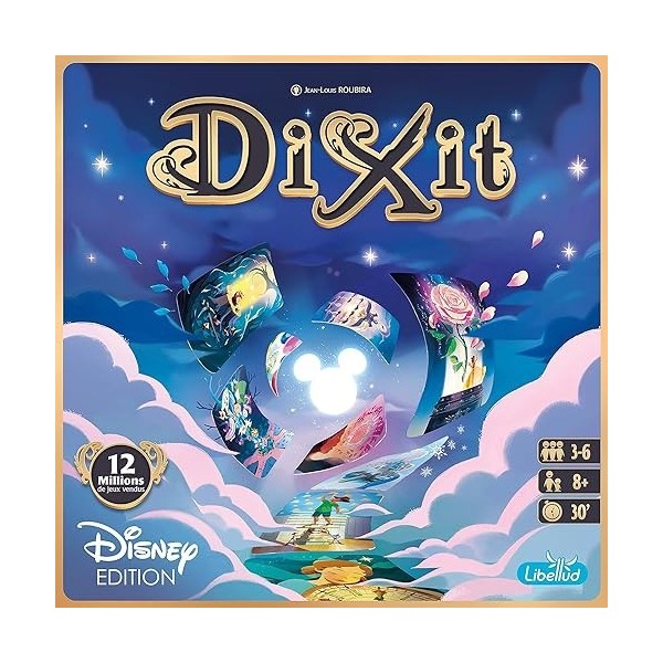 Dixit Disney - Jeu de Société - 8 Ans et Plus - De 3 à 6 Joueurs - Version Française