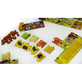 Blue Orange - Moon River - Jeu de société et de réflexion - Jeu de Domino - Jeu de tuile - à partir de 8 Ans