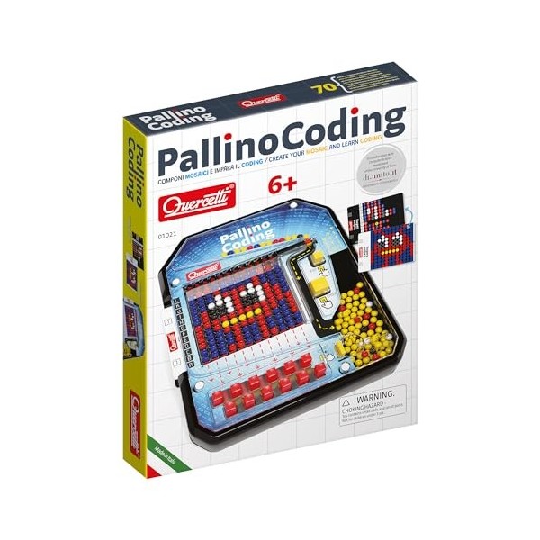 Quercetti - 1021 Pallino Coding - Jeux Éducatifs et Scientifiques - Coding