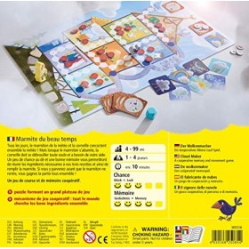 HABA - Marmite du Beau Temps - Jeux de société - Jeu de course et mémoire coopératif - 4 ans et plus- 305516