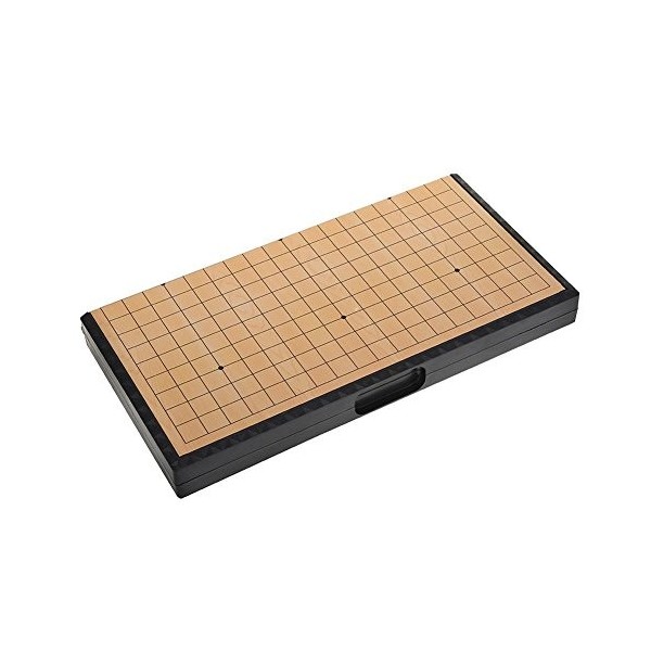 Jeu de Jeu Weiqi Jeu de Jeu l¨¦ger et Exquis Go Tableau Pliant magn¨¦Tique Jeux ¨¦ducatifs Weiqi