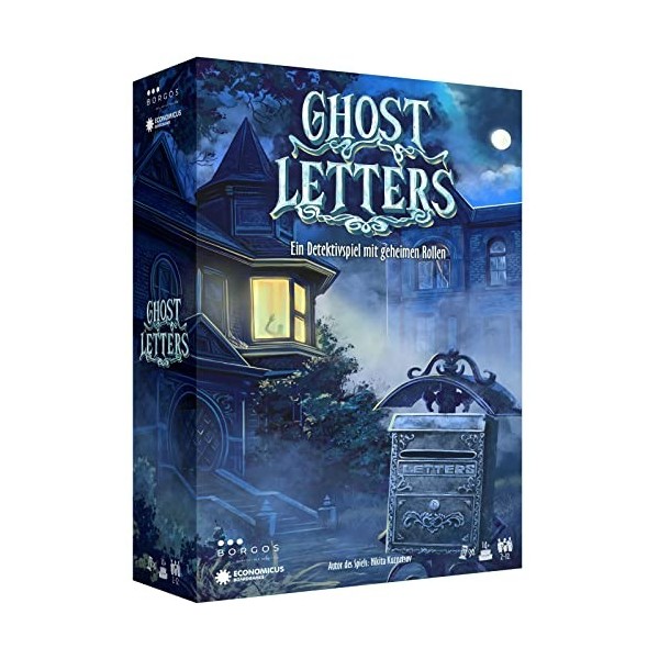 Ghost Letters - Murder Mystery - Jeu de société - Jeu de police pour adultes et adolescents à partir de 14 ans - Jeu de fête 