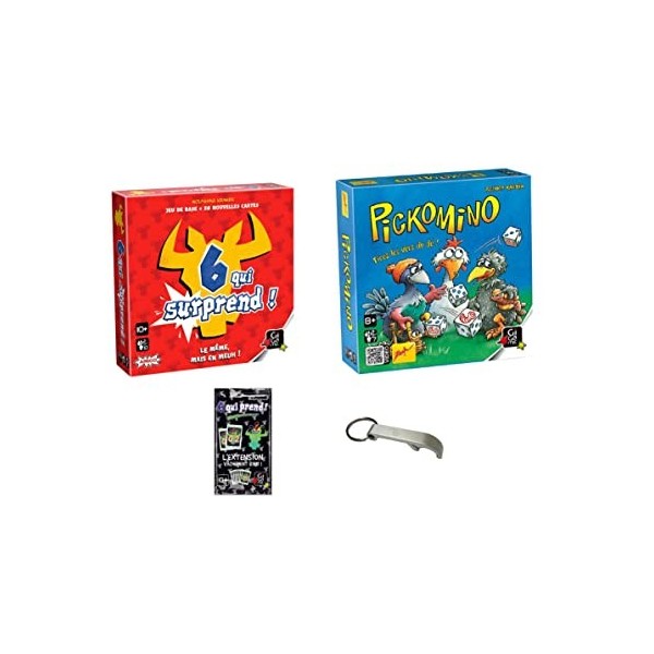 Lot De 2 Jeux de Voyage Saboteur La Mine Se Rebelle + Zik Nouvelle Edition + 1 Décapsuleur Blumie Saboteur + Zik 