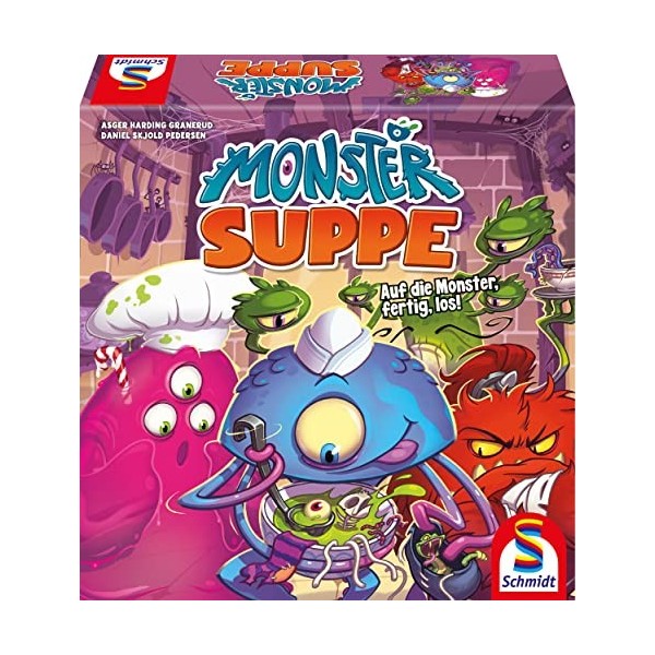 Schmidt Spiele- Monster Soupe Monstre, Jeu Familial pour Enfants et Adultes, 40627