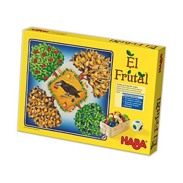 HABA-Le Fruit Cuervo Teo Jeu de société pour Enfant, 3403, Divers, Talla única