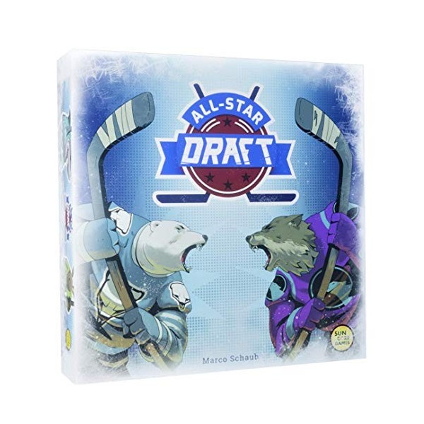 Suncoregames 211202 AllStar Draft allemandanglais , jeu familial, jeu de cartes, pour 26 joueurs, à partir de 10 ans, durée 