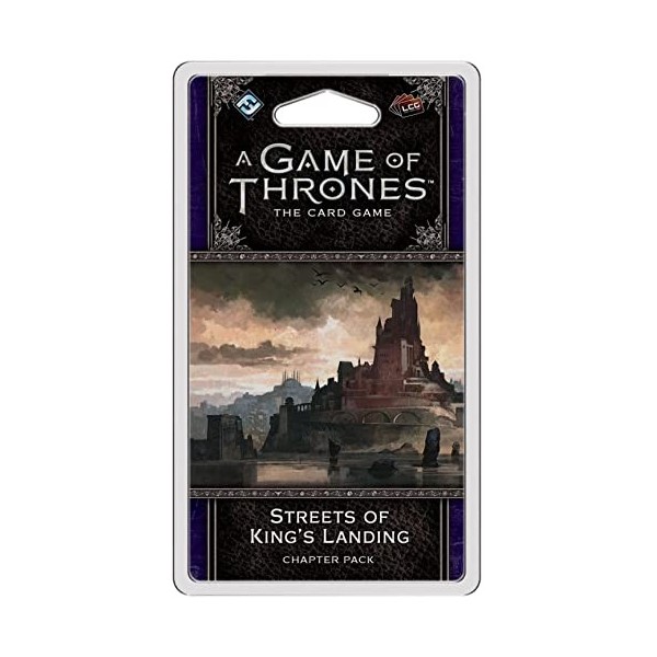 Fantasy Flight Games FFGGT33 Streets Of Kings Landing Pack de Chapitre : A Game Of Thrones LCG 2ème Édition Multicolore - Ve