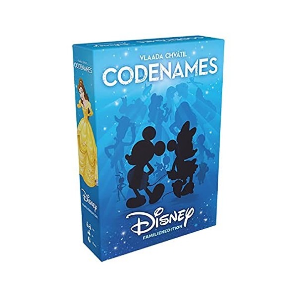 CGED0049 - Codenames Disney Family Edition, 2-8 Joueurs, dès 8 Ans édition Allemande 