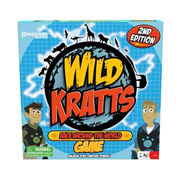 Wild Kratts Race Around the World Board Game by Pressman Toys