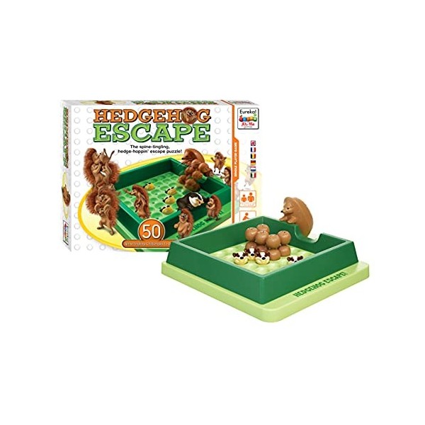 Eureka Ah!Ha games- Hedgehog Escape Jeu dévasion, 473543, Multicolore