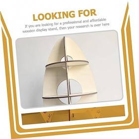 HONMEET Fusée Plateau Woody Jouet Pièces De Puzzle en Bois Étagères De Table Porte-Monnaie Décoration De Bureau Présentoir en