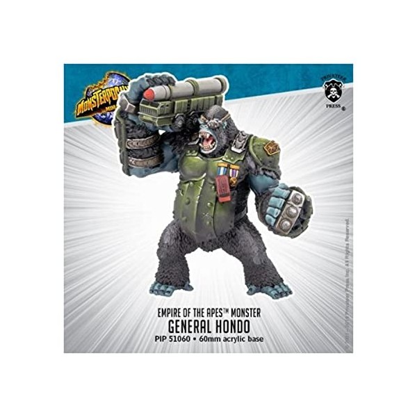 Monsterpocalypse: Empire of The Apes General Hondo Monster Resin 