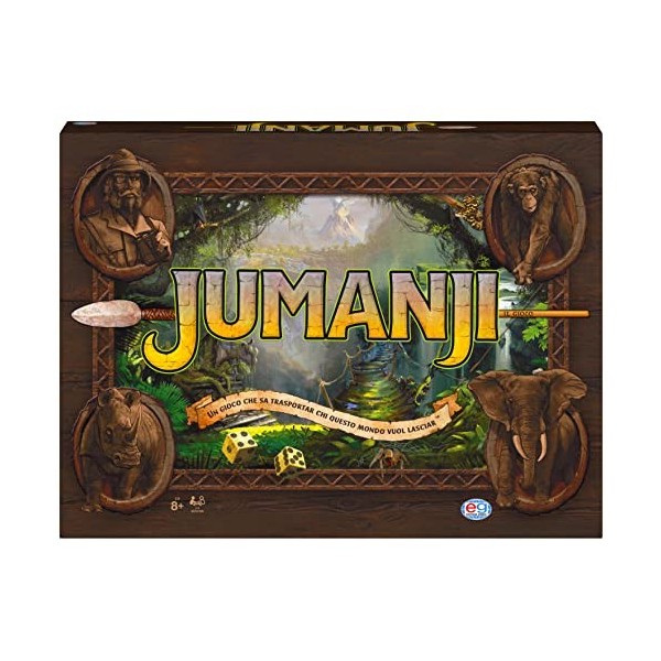 Éditeur Jeux, Jumanji Le Jeu, Le Classique Jeu de Table dAventure pour Familles et Enfants à partir de 8 Ans,