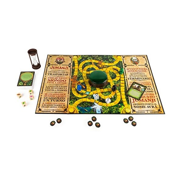 Éditeur Jeux, Jumanji Le Jeu, Le Classique Jeu de Table dAventure pour Familles et Enfants à partir de 8 Ans,