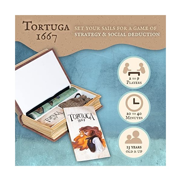 Facade Games Tortuga 1667 Jeu de Société Anglais Multicolore