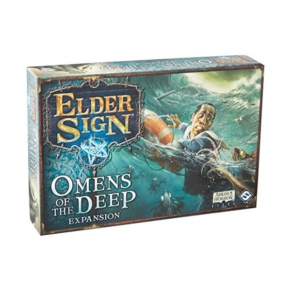 Fantasy Flight Games SL19 Fantasy Flight s Elder Sign Omens of The Deep Game