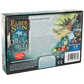 Fantasy Flight Games SL19 Fantasy Flight s Elder Sign Omens of The Deep Game