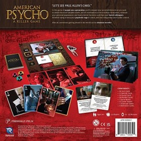 Renegade Game Studios American Psycho: A Killer Game - Un jeu de prise de tours, à partir de 14 ans, 2 à 5 joueurs, 45 à 60 m
