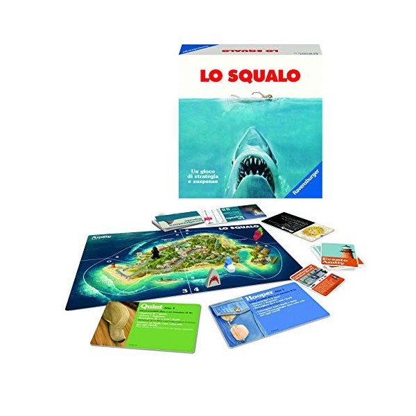 Ravensburger - Le Requin, Jeu Familial, Jeu de stratégie, 2 à 4 Joueurs, 12 Ans et Plus