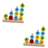 SAFIGLE 3 Pièces Blocs Jouets De Développement Briques pour Enfants Enfants Jouets Éducatifs Début Éducatif Correspondant Puz