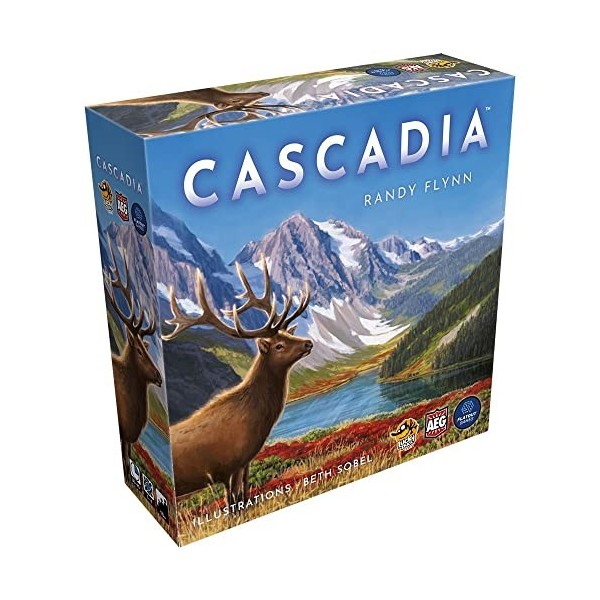 Lucky Duck Games - Cascadia - Jeu de Société - Jeu de France