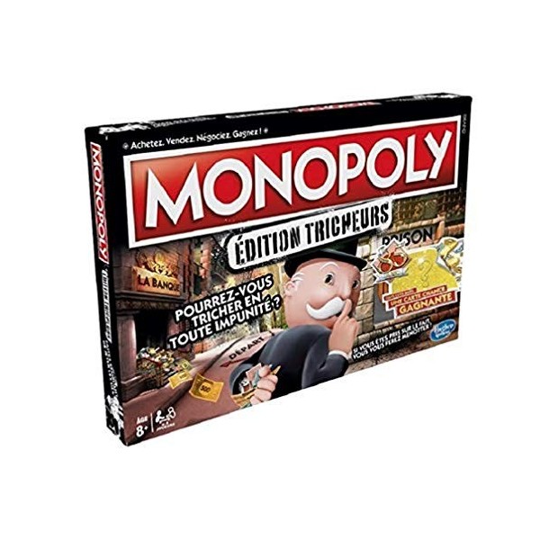 Monopoly - Jeu de Societe Tricheurs - Jeu de Plateau - Version Française