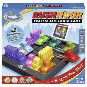 Think Fun 76336, Rush Hour Jeu éducatif de logique, Version espagnole, âge recommandé 8+