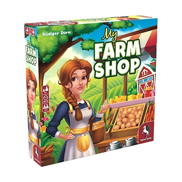 Pegasus Press , My Farm Shop , Board Game , Ages 8+ , 2-4 Players , 45 Minutes Playing Time