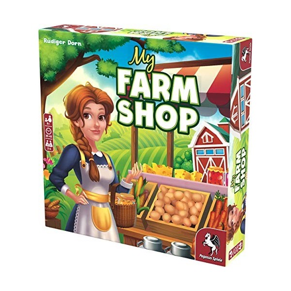 Pegasus Press , My Farm Shop , Board Game , Ages 8+ , 2-4 Players , 45 Minutes Playing Time