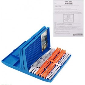 JTLB Sea Battle Ship Board Game - Battleships Family Board Games Russian Traditional Toy Family Fun Combat Strategy Christmas