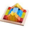 HABA 304854 3D Wooden Arranging Game Creative Stones, Multicoloured, for Ages 3 Years and Up Made in Germany 