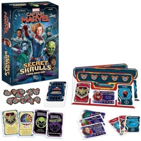 USAopoly USOBN011576 Captain Marvel - Secret Skrulls, Couleurs mélangées - version anglaise