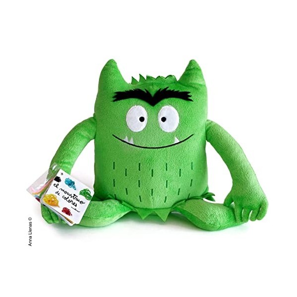 El monstruo de colores. Peluche verde