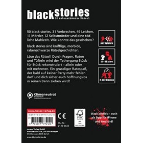 Moses Verlag - 212 - Jeux de Société Allemand - Black Stories 1