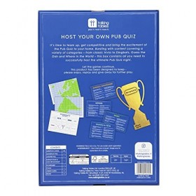 Talking Tables Pub Quiz Game Cards & Score Board Poster