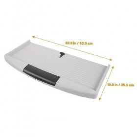 OATIPHO 1 Jeu Plateau De Clavier Tiroir à Clavier Étagère à Clavier Rail Coulissant Plateau Clavier Ergonomique Plateau Couli