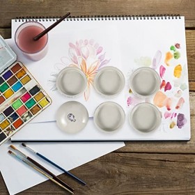 STOBOK 1 Jeu Palette en Céramique Bols à Tremper Plateau De Peinture Chinoise Plats De Préparation Plateaux De Mélange Daquar