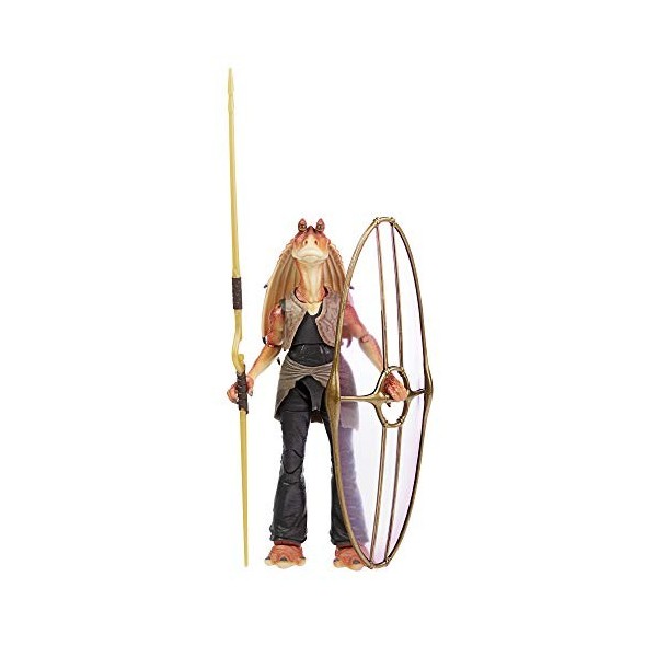 Star Wars F0490 Edition Collector - Figurine Black Series Jar Jar Binks, Multicolore