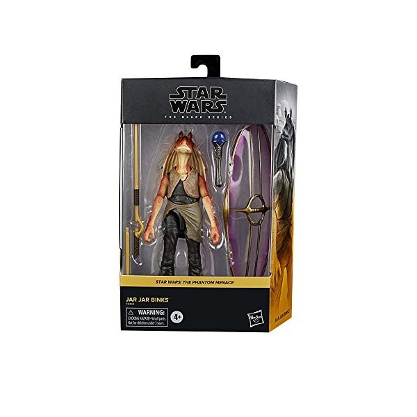 Star Wars F0490 Edition Collector - Figurine Black Series Jar Jar Binks, Multicolore