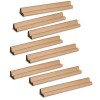 Trimming Shop Lot de 8 supports carrés en bois pour carreaux de lettres Mah Jongg - Pour jeux de mots, arts et travaux manuel