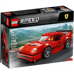 LEGO 75890 Speed Champions Ferrari F40 Competizione, Set de Construction, Véhicules Jouets pour Enfants, modèle de Pack dext