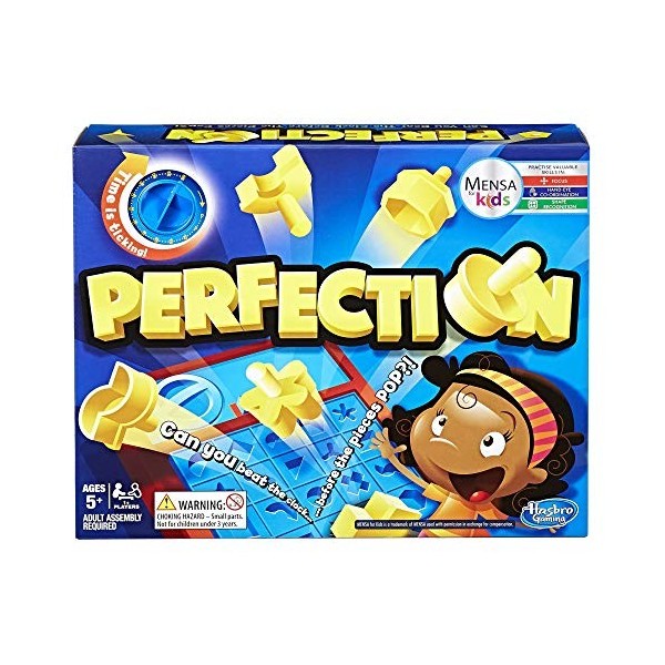 Jeu de Perfection pour Enfants, Formes et pièces éclatantes, Jeux de société préscolaire pour 1 Joueur ou Plus