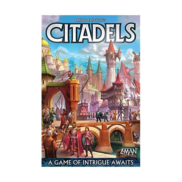 Z-Man Games,Various,ZMGZC01, Citadels Revised Edition , Board Game , Ages 10+ , 2-8 Players , 30-60 Minutes Playing Time