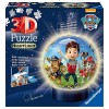 Ravensburger - Puzzle 3D Ball illuminé - PatPatrouille - A partir de 6 ans - 72 pièces numérotées à assembler sans colle - S