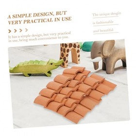 Toyvian 360 Pièces Tuiles Simulées Modèle De Tuiles Miniature Petite Figurine De Tuiles Mini Faux Carreaux Diorama Bardeaux D